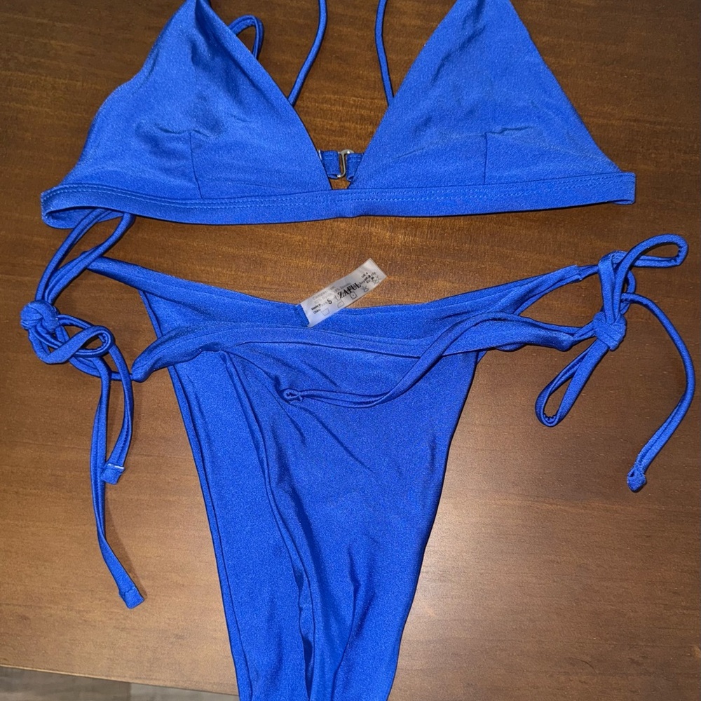 Vibrant Blue Bikini Set